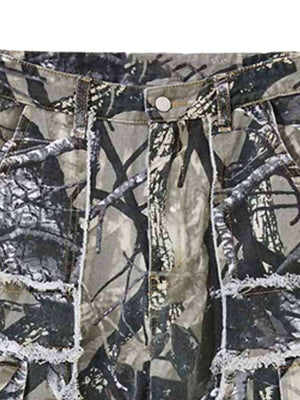Step into effortless function and rugged style with the Camouflage Leaf Straight Leg Pants — the perfect blend of comfort, durability, and street-ready utility. Crafted from a sturdy cotton blend, these pants feature a relaxed straight-leg fit, adjustable