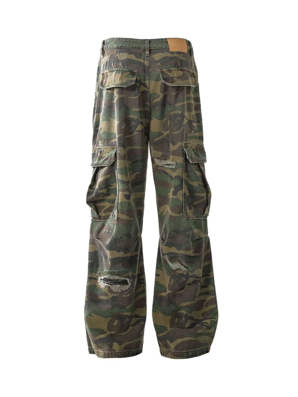 Stay ready for anything with the Camouflage Utility Cargo Pants. Made from a durable and breathable cotton blend, these pants feature a versatile camouflage print that adds bold style to any streetwear or outdoor look. With multiple spacious pockets and a