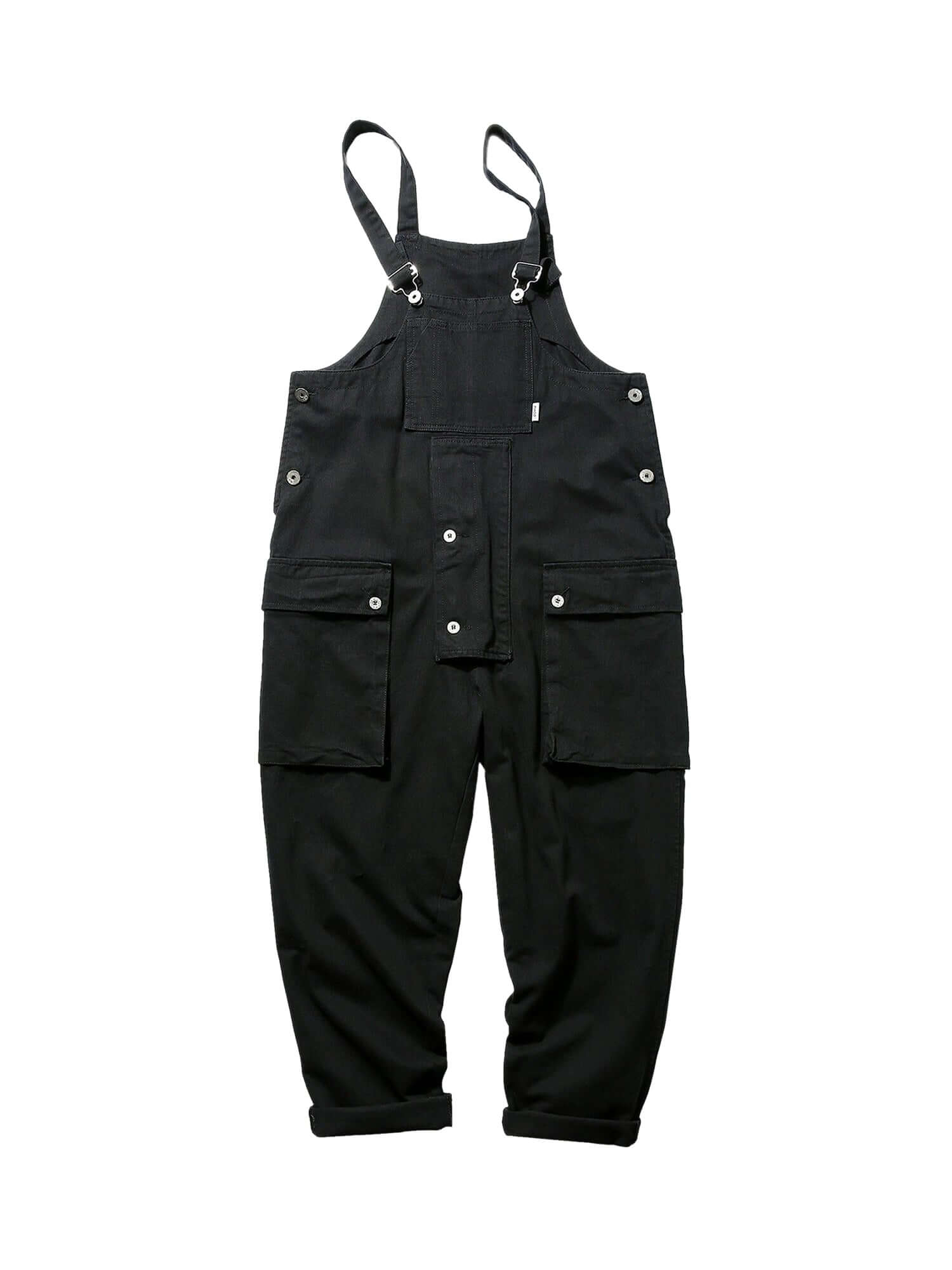 Redefine casual comfort with the Cargo Overall Pants — a stylish and functional piece that brings workwear edge to everyday outfits. Made from sturdy denim, these overalls feature adjustable shoulder straps, a button closure, and multiple front pockets fo