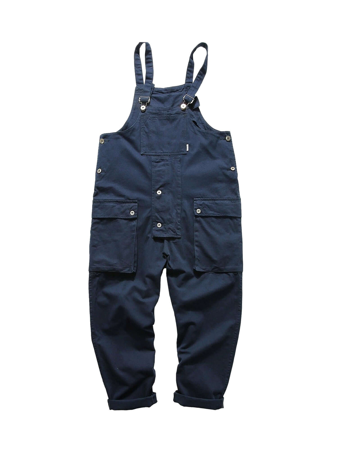 Redefine casual comfort with the Cargo Overall Pants — a stylish and functional piece that brings workwear edge to everyday outfits. Made from sturdy denim, these overalls feature adjustable shoulder straps, a button closure, and multiple front pockets fo