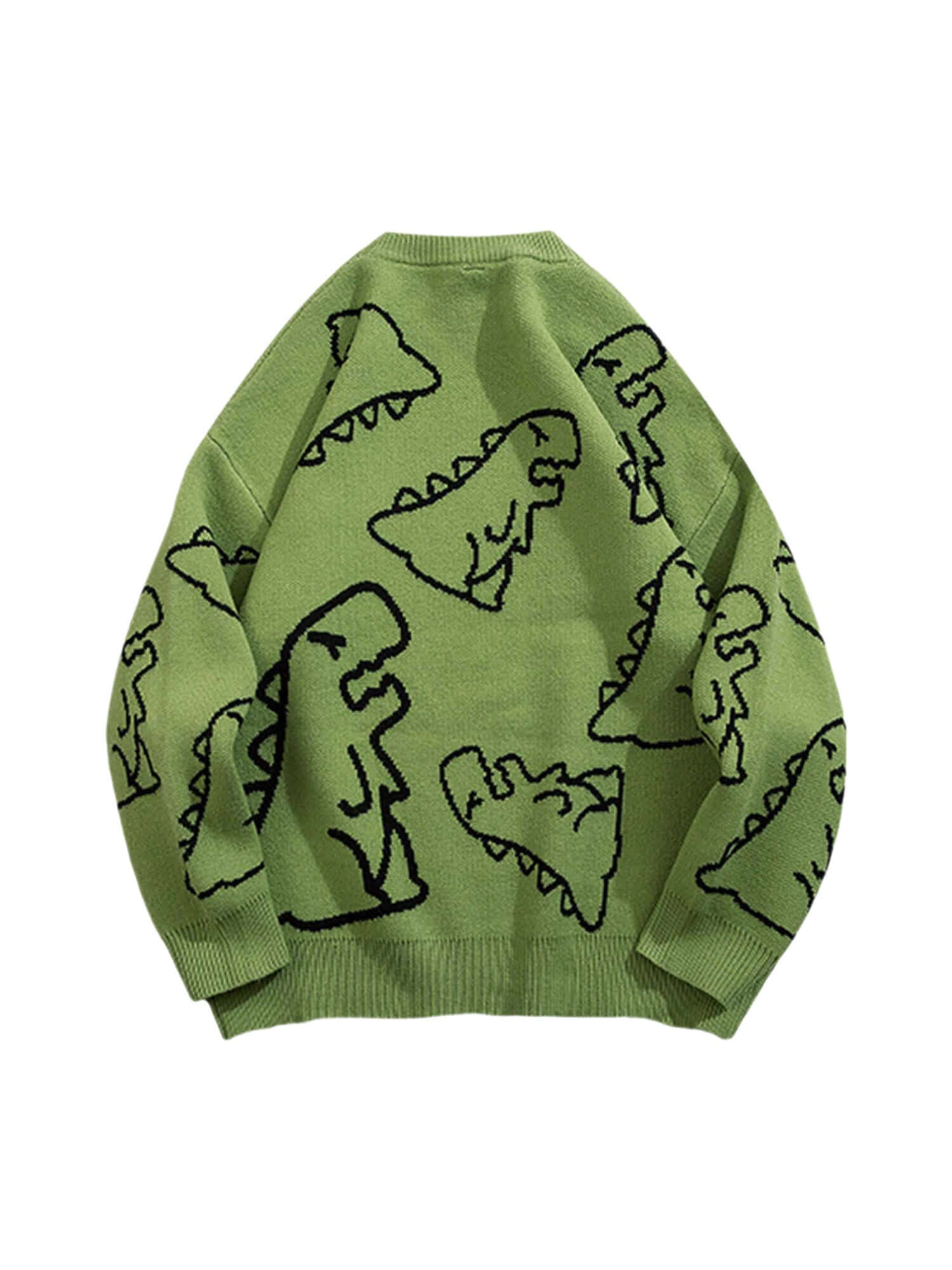 Cartoon Dinosaur Printed Sweater Fun Casual Streetwear -4001 Xokool ®