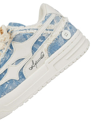 Step into everyday style with the Casual White Board Shoes — a clean and modern essential for casual and streetwear looks. Crafted from premium leather, these low-top sneakers feature a perforated design for breathability, a chunky sole for height and sup