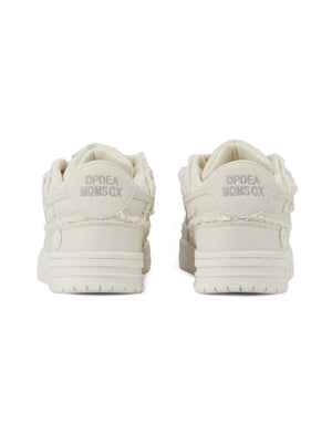 Step into everyday style with the Casual White Board Shoes — a clean and modern essential for casual and streetwear looks. Crafted from premium leather, these low-top sneakers feature a perforated design for breathability, a chunky sole for height and sup