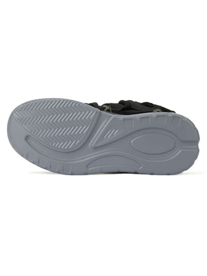 Step into bold comfort with the Chunky Rope Shoes — a modern essential for urban fashion lovers. Crafted from durable synthetic leather with breathable mesh panels, these sneakers feature reflective details for enhanced visibility, a chunky cushioned sole