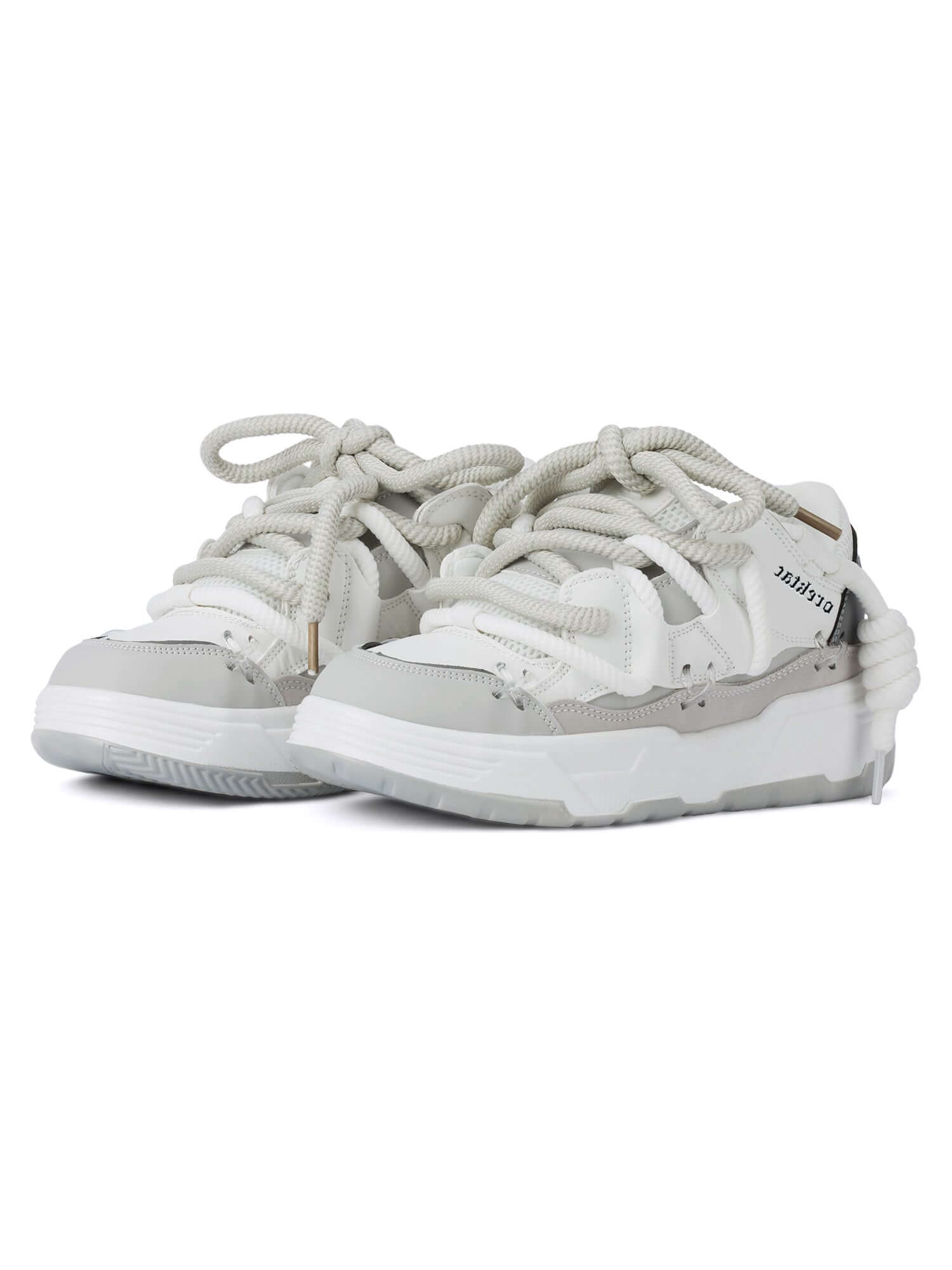 Step into bold comfort with the Chunky Rope Shoes — a modern essential for urban fashion lovers. Crafted from durable synthetic leather with breathable mesh panels, these sneakers feature reflective details for enhanced visibility, a chunky cushioned sole