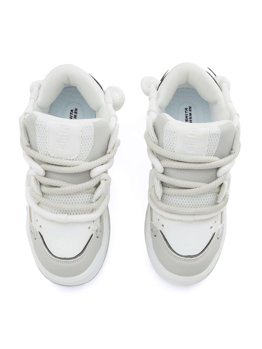 Step into bold comfort with the Chunky Rope Shoes — a modern essential for urban fashion lovers. Crafted from durable synthetic leather with breathable mesh panels, these sneakers feature reflective details for enhanced visibility, a chunky cushioned sole