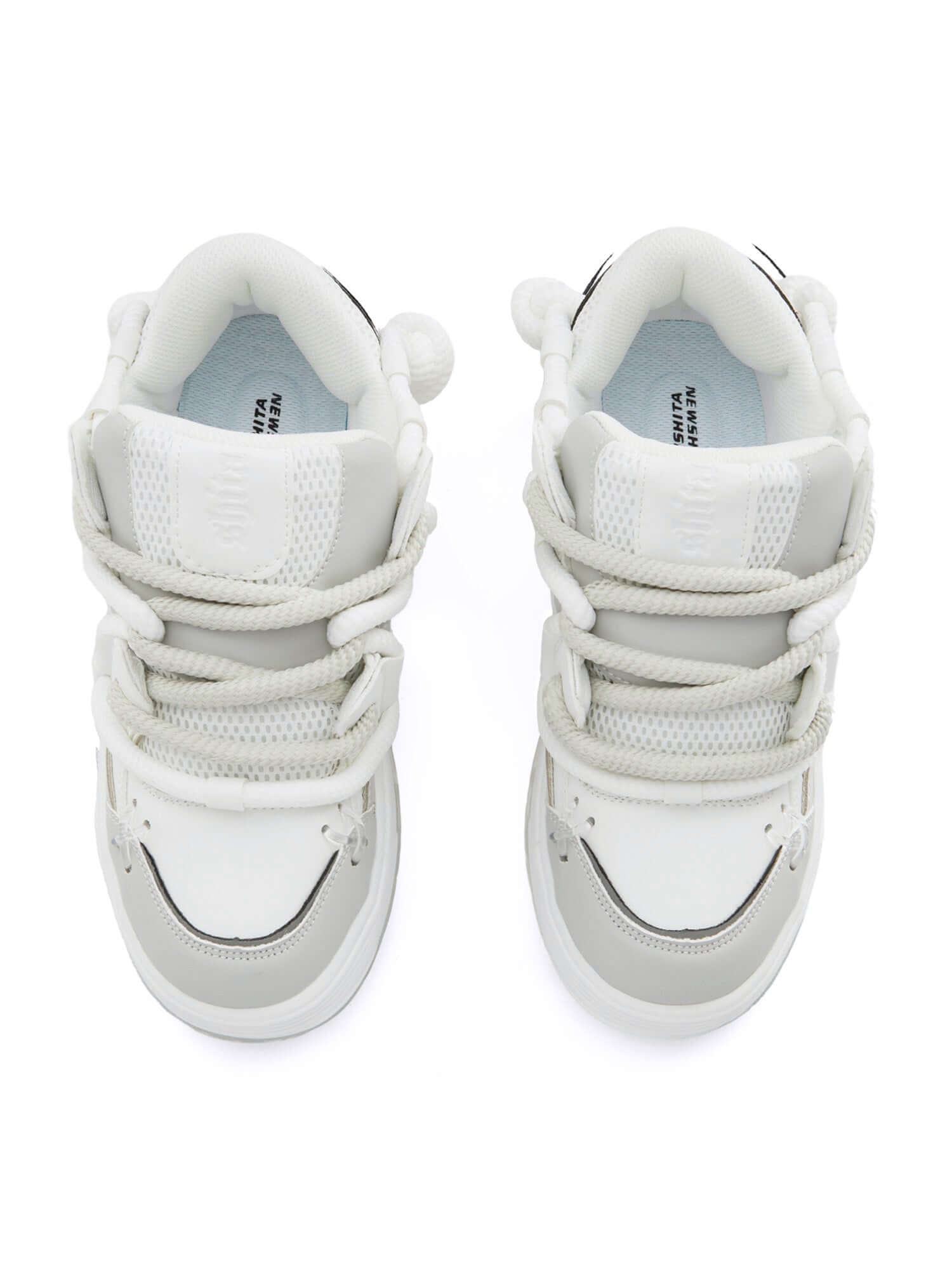 Step into bold comfort with the Chunky Rope Shoes — a modern essential for urban fashion lovers. Crafted from durable synthetic leather with breathable mesh panels, these sneakers feature reflective details for enhanced visibility, a chunky cushioned sole