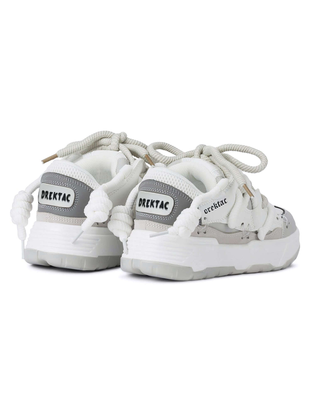 Step into bold comfort with the Chunky Rope Shoes — a modern essential for urban fashion lovers. Crafted from durable synthetic leather with breathable mesh panels, these sneakers feature reflective details for enhanced visibility, a chunky cushioned sole