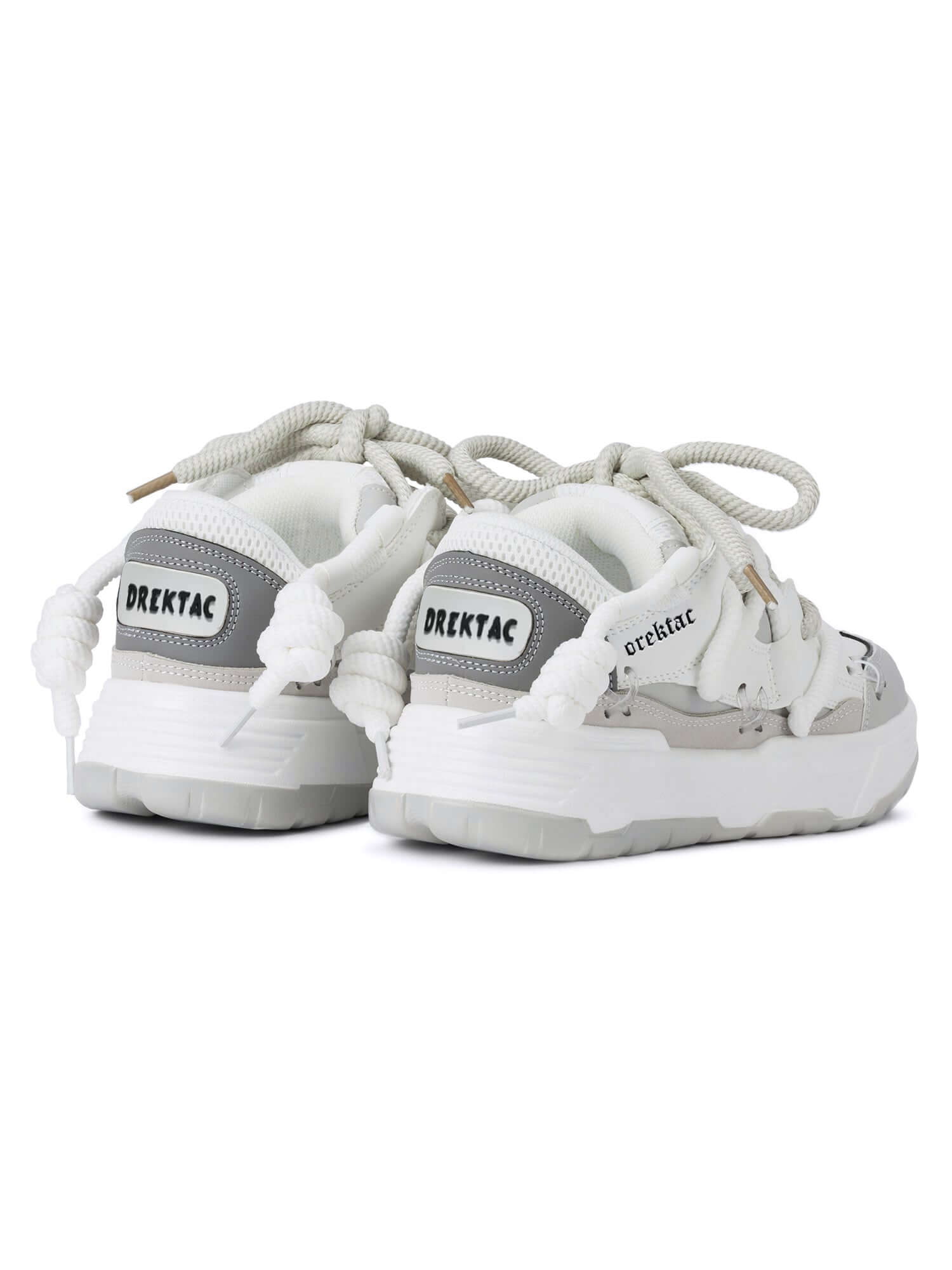 Step into bold comfort with the Chunky Rope Shoes — a modern essential for urban fashion lovers. Crafted from durable synthetic leather with breathable mesh panels, these sneakers feature reflective details for enhanced visibility, a chunky cushioned sole