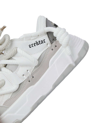 Step into bold comfort with the Chunky Rope Shoes — a modern essential for urban fashion lovers. Crafted from durable synthetic leather with breathable mesh panels, these sneakers feature reflective details for enhanced visibility, a chunky cushioned sole