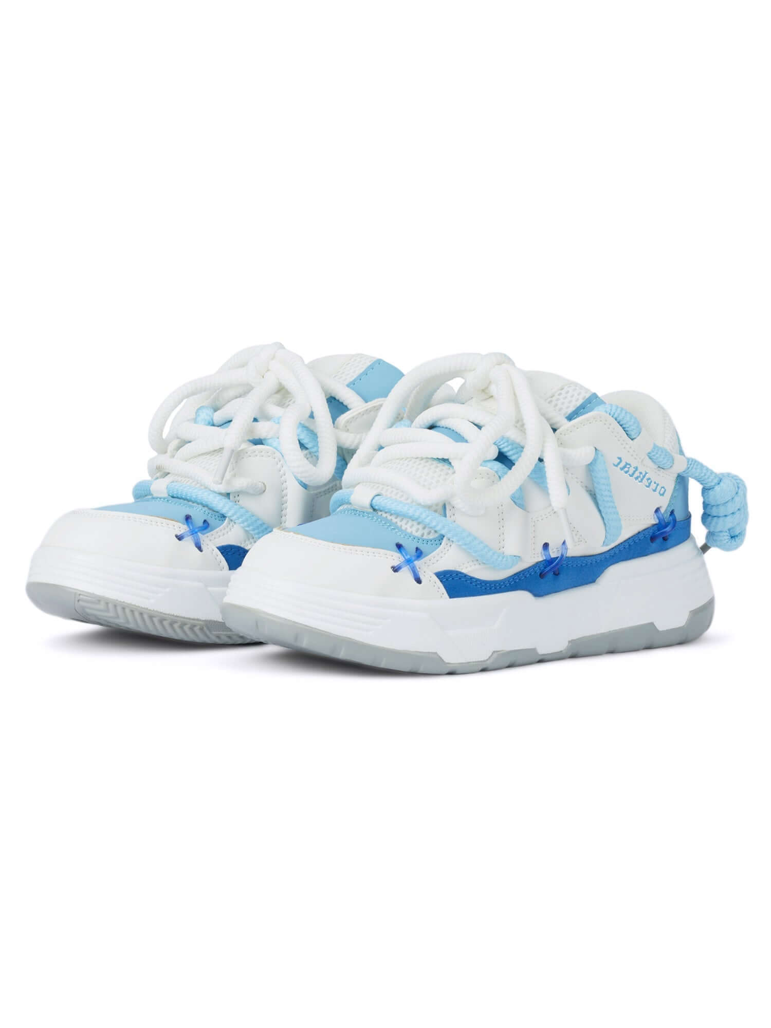 Step into bold comfort with the Chunky Rope Shoes — a modern essential for urban fashion lovers. Crafted from durable synthetic leather with breathable mesh panels, these sneakers feature reflective details for enhanced visibility, a chunky cushioned sole