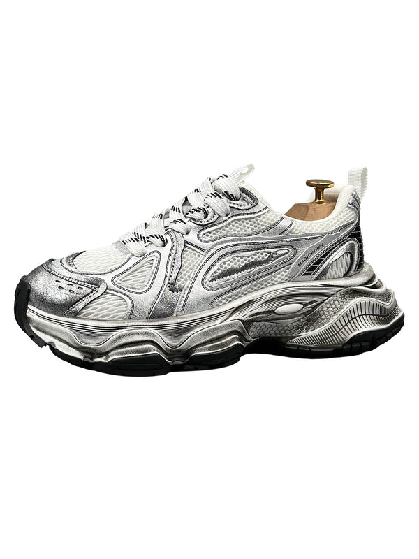 Chunky Sole Breathable Running Sneakers Streetwear