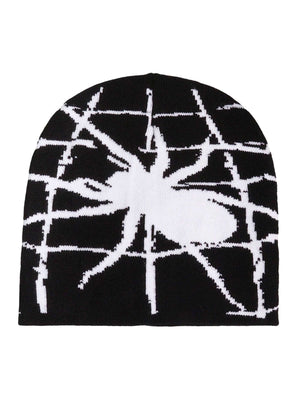 Stay warm and stylish with the Cobweb Knitted Hat — a bold statement piece for chilly days. Crafted from soft and durable acrylic, this beanie features a unique spider web knit pattern that adds an edgy twist to any outfit. With its stretchy fit, it comfo