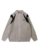 Upgrade your casual wardrobe with the Color Block Zipper Sweater Jacket. Crafted from a breathable cotton blend, this stylish jacket features bold contrast panels and a vintage-inspired color block design. Designed with a full zipper closure, ribbed cuffs