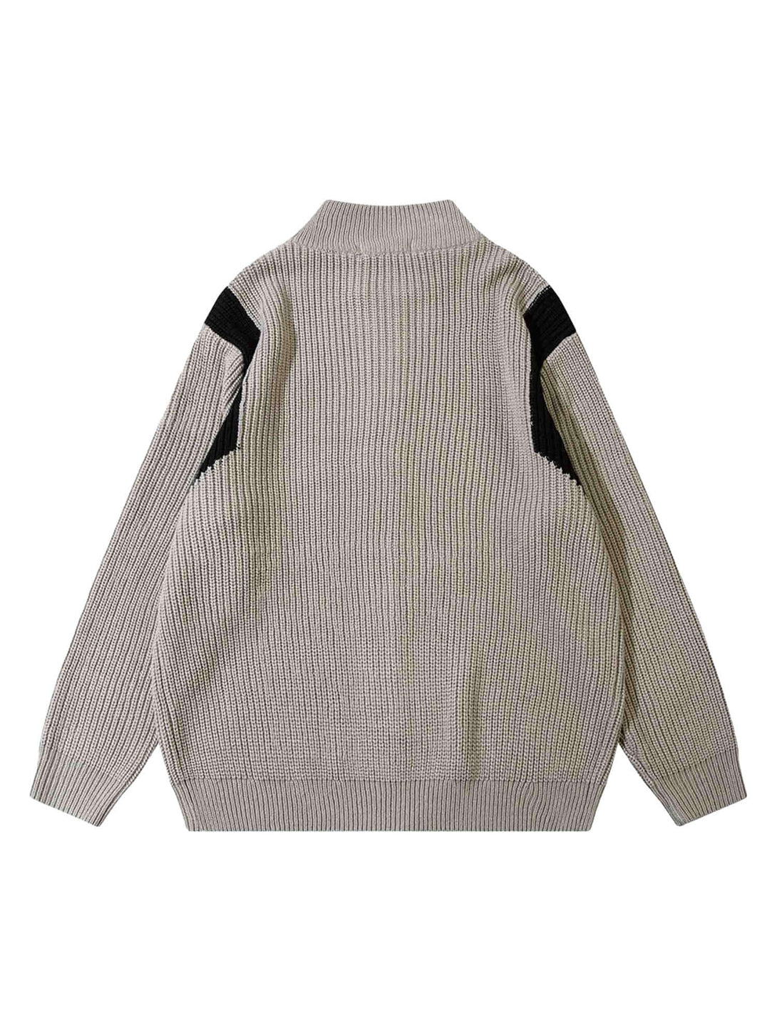Upgrade your casual wardrobe with the Color Block Zipper Sweater Jacket. Crafted from a breathable cotton blend, this stylish jacket features bold contrast panels and a vintage-inspired color block design. Designed with a full zipper closure, ribbed cuffs