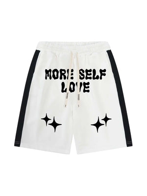 Add energy and edge to your everyday look with the Color-coded Printed Casual Shorts — a vibrant piece that fuses comfort, style, and inspiration. Crafted from a soft cotton blend, these sporty shorts feature bold graphic prints, star appliqués, contrast