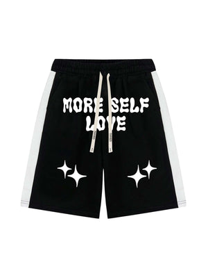 Add energy and edge to your everyday look with the Color-coded Printed Casual Shorts — a vibrant piece that fuses comfort, style, and inspiration. Crafted from a soft cotton blend, these sporty shorts feature bold graphic prints, star appliqués, contrast