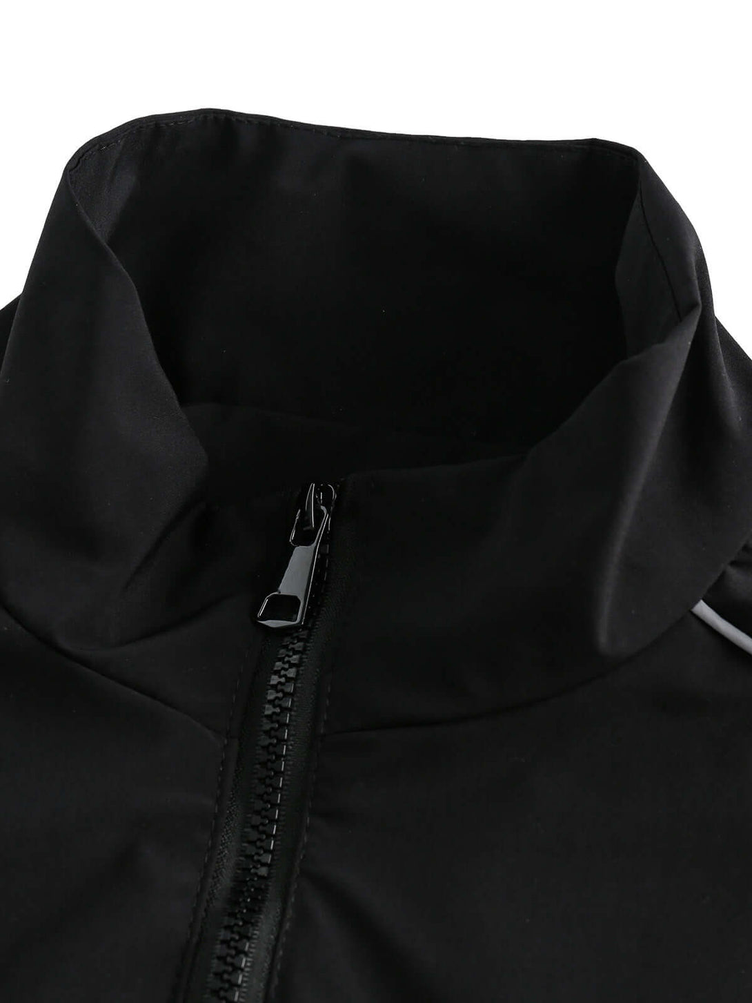 Upgrade your active streetwear look with the Contrast Color Patchwork Track Jacket — a lightweight and functional piece built for movement and modern style. Made from durable polyester, this jacket features reflective stripes for visibility, breathable me