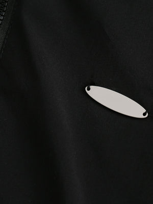 Upgrade your active streetwear look with the Contrast Color Patchwork Track Jacket — a lightweight and functional piece built for movement and modern style. Made from durable polyester, this jacket features reflective stripes for visibility, breathable me
