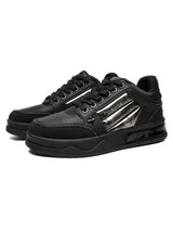 Dark Embroidered Letters Skate Shoes Streetwear
