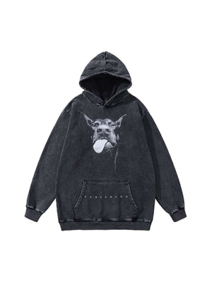 Elevate your streetwear game with the Dark Series Doberman Hoodie. Crafted from a soft and breathable cotton blend, this oversized hoodie offers a perfect balance of comfort and bold style. Featuring a stylish graphic print, ribbed cuffs and hem, and a cl