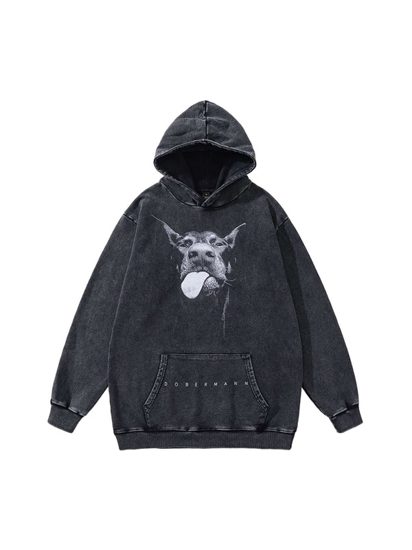 Elevate your streetwear game with the Dark Series Doberman Hoodie. Crafted from a soft and breathable cotton blend, this oversized hoodie offers a perfect balance of comfort and bold style. Featuring a stylish graphic print, ribbed cuffs and hem, and a cl