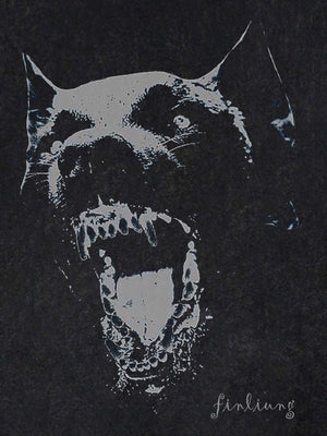 Elevate your casual wardrobe with the Doberman Print Washed T-Shirt. Made from high-quality, breathable cotton, this t-shirt features a comfortable crew neck, short sleeves, and a unique graphic design combining star and face elements. Its oversized fit e