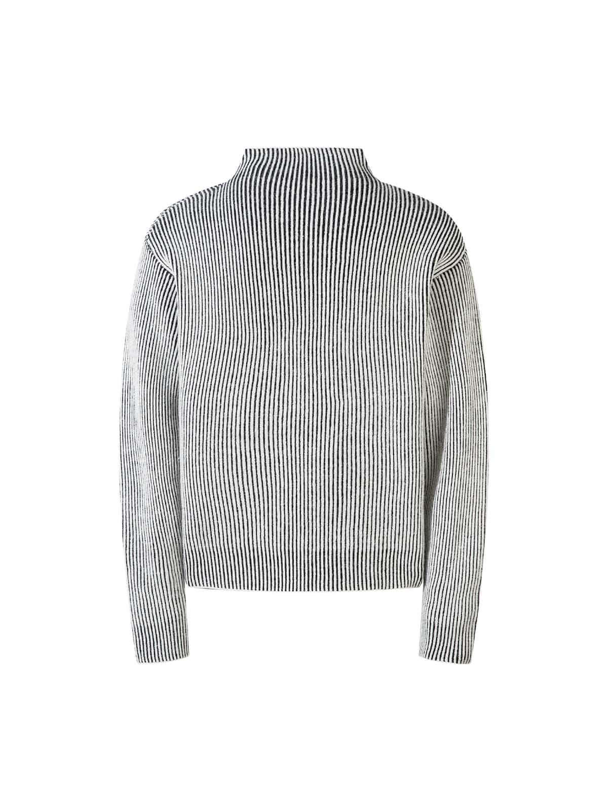 Stand out with the Double Sided Wearable Sweater — a bold, versatile piece that blends comfort with edgy design. Crafted from soft knit fabric, this sweater features a high neck for extra warmth, ribbed cuffs and hem for a secure fit, and a front-facing g