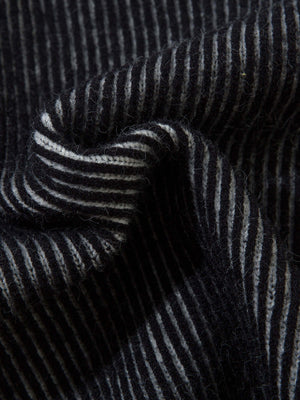 Stand out with the Double Sided Wearable Sweater — a bold, versatile piece that blends comfort with edgy design. Crafted from soft knit fabric, this sweater features a high neck for extra warmth, ribbed cuffs and hem for a secure fit, and a front-facing g