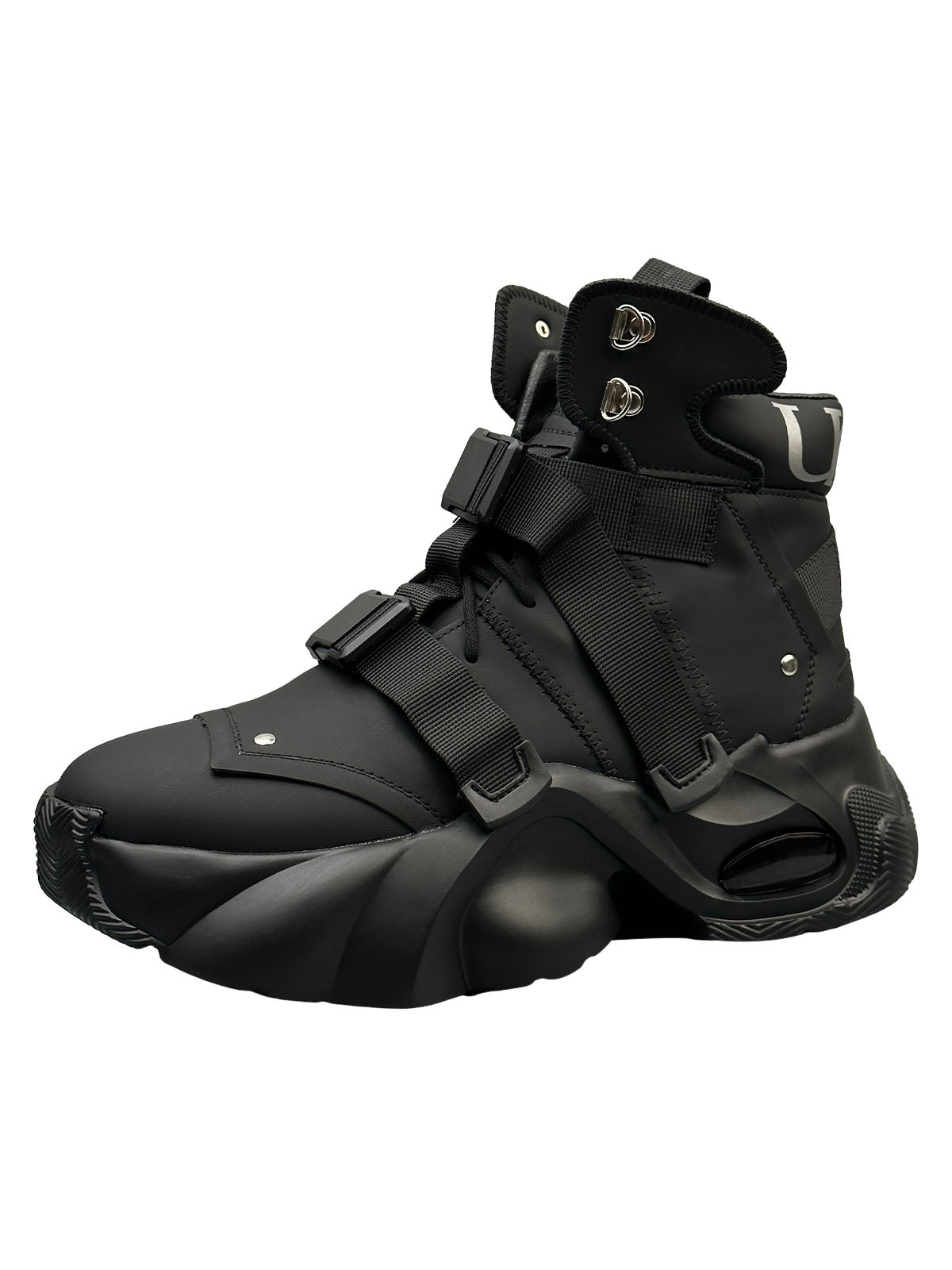 Dual Strap Stealth Runner Boots Streetwear