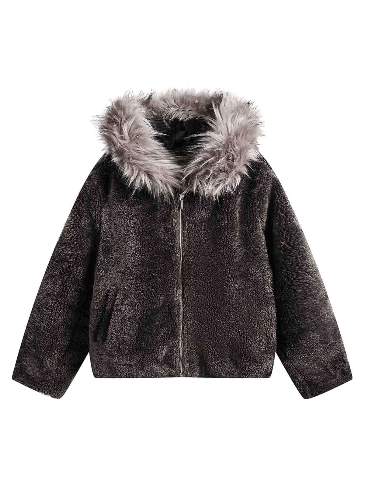 Stay cozy and stylish all winter long with the Fur Hooded Quilted Sherpa Jacket. Designed with a water-resistant outer shell and soft faux fur trim, this jacket delivers both function and fashion for cold-weather days. The detachable hood offers versatile