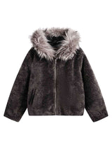 Stay cozy and stylish all winter long with the Fur Hooded Quilted Sherpa Jacket. Designed with a water-resistant outer shell and soft faux fur trim, this jacket delivers both function and fashion for cold-weather days. The detachable hood offers versatile