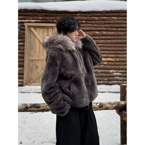 Stay cozy and stylish all winter long with the Fur Hooded Quilted Sherpa Jacket. Designed with a water-resistant outer shell and soft faux fur trim, this jacket delivers both function and fashion for cold-weather days. The detachable hood offers versatile