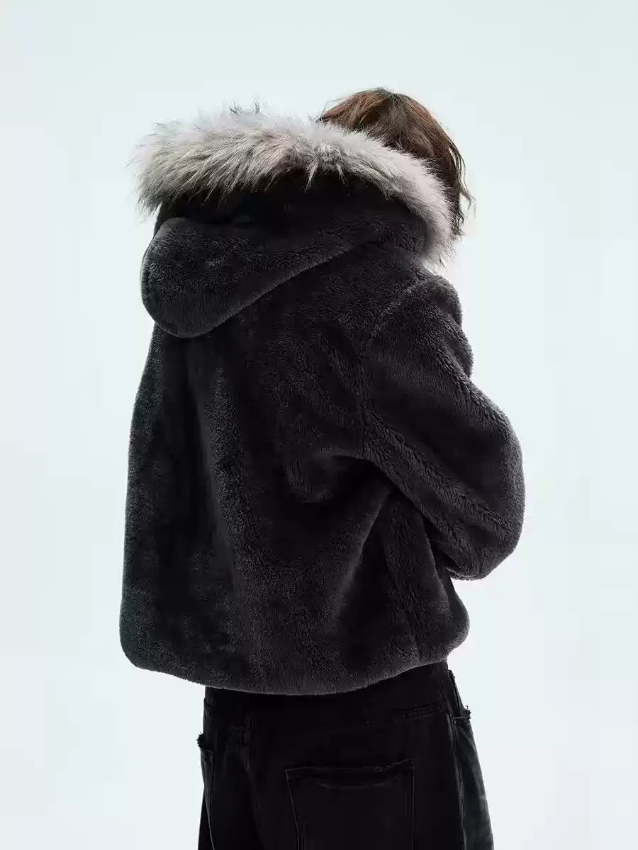 Stay cozy and stylish all winter long with the Fur Hooded Quilted Sherpa Jacket. Designed with a water-resistant outer shell and soft faux fur trim, this jacket delivers both function and fashion for cold-weather days. The detachable hood offers versatile