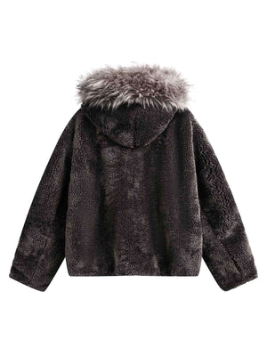 Stay cozy and stylish all winter long with the Fur Hooded Quilted Sherpa Jacket. Designed with a water-resistant outer shell and soft faux fur trim, this jacket delivers both function and fashion for cold-weather days. The detachable hood offers versatile