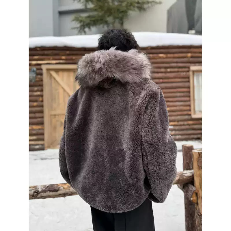 Stay cozy and stylish all winter long with the Fur Hooded Quilted Sherpa Jacket. Designed with a water-resistant outer shell and soft faux fur trim, this jacket delivers both function and fashion for cold-weather days. The detachable hood offers versatile