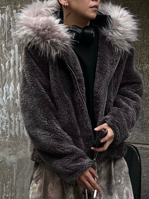 Stay cozy and stylish all winter long with the Fur Hooded Quilted Sherpa Jacket. Designed with a water-resistant outer shell and soft faux fur trim, this jacket delivers both function and fashion for cold-weather days. The detachable hood offers versatile