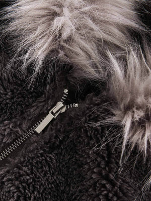 Stay cozy and stylish all winter long with the Fur Hooded Quilted Sherpa Jacket. Designed with a water-resistant outer shell and soft faux fur trim, this jacket delivers both function and fashion for cold-weather days. The detachable hood offers versatile