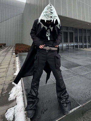Channel your inner rebel with the Gothic Dark Style Hollow Rivet Punk Belt — a bold accessory crafted from durable genuine leather and finished with square metal studs. Its classic buckle and adjustable length make it a versatile piece for adding edge to