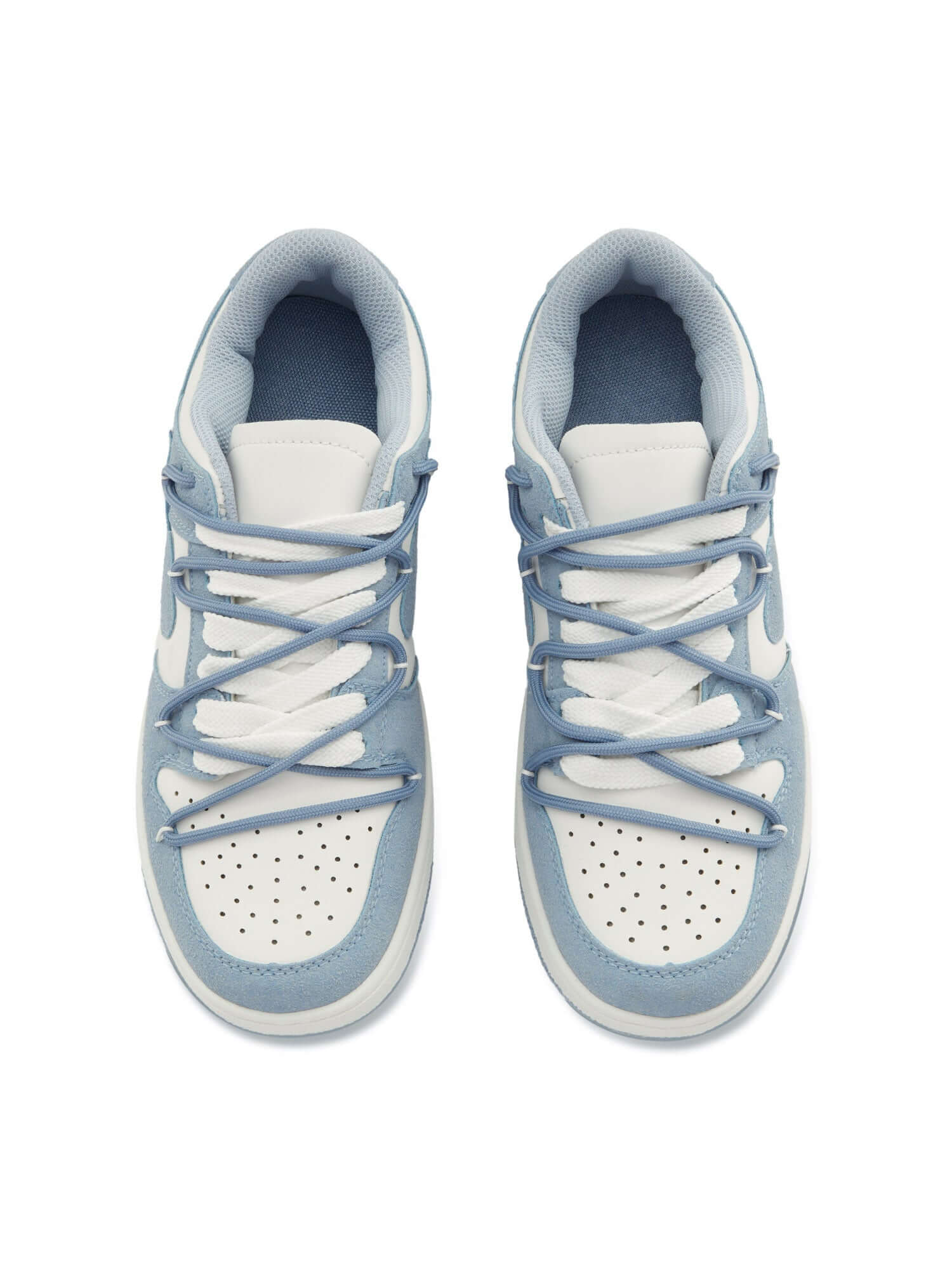 Step into effortless streetwear with the Haze Blue Love Breathable Board Shoes — the perfect balance of comfort, durability, and fresh style. Crafted from lightweight canvas with a sturdy rubber sole, these sneakers feature a classic lace-up closure, perf