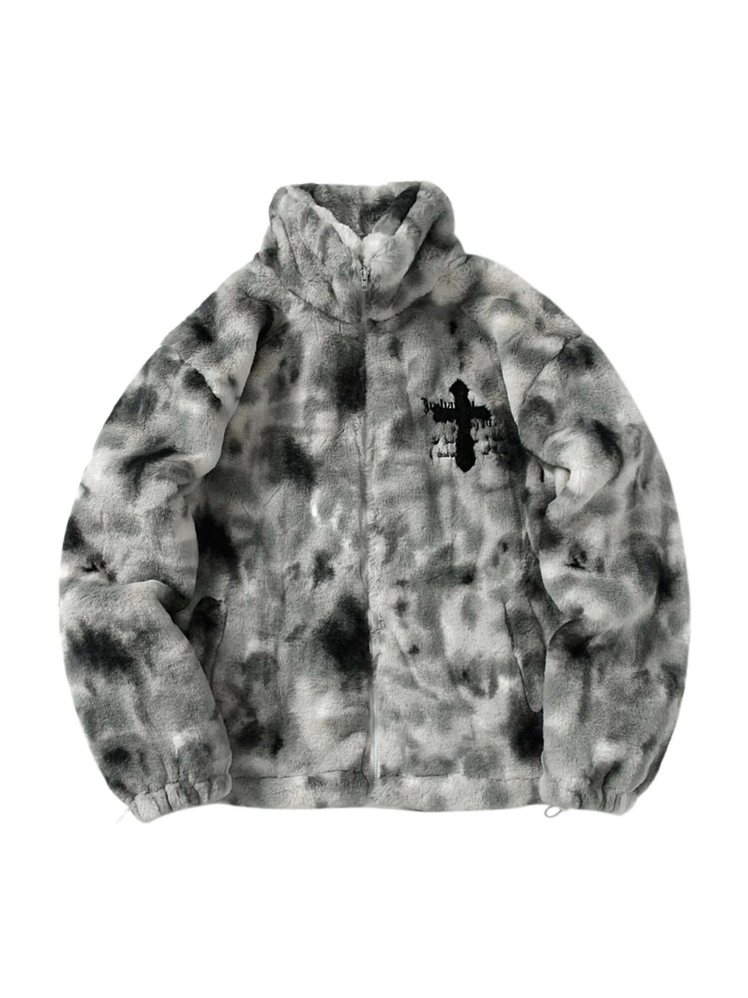 Wrap yourself in warmth and street style with the Heavy Duty Faux Lambswool Tie Dye Urban Jacket. Made from ultra-soft faux fur, this winter essential combines comfort and bold design in one standout piece. The loose fit and high-neck construction offer a