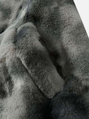 Wrap yourself in warmth and street style with the Heavy Duty Faux Lambswool Tie Dye Urban Jacket. Made from ultra-soft faux fur, this winter essential combines comfort and bold design in one standout piece. The loose fit and high-neck construction offer a