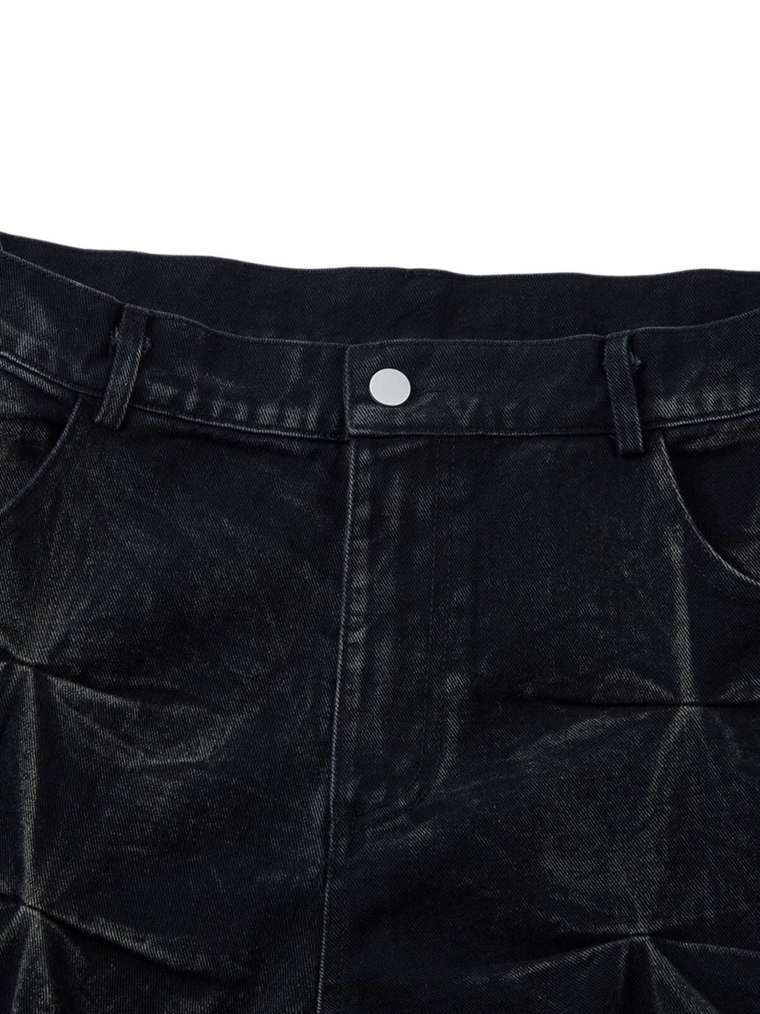Elevate your streetwear with the Heavy Washed Distressed Pleated Baggy Jeans — a bold fusion of comfort and fashion-forward edge. Crafted from durable polyester, these jeans feature a pleated wide-leg silhouette, distressed wash, and an elastic waistband