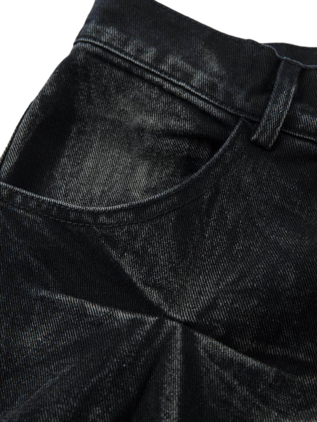 Elevate your streetwear with the Heavy Washed Distressed Pleated Baggy Jeans — a bold fusion of comfort and fashion-forward edge. Crafted from durable polyester, these jeans feature a pleated wide-leg silhouette, distressed wash, and an elastic waistband