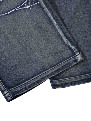 Upgrade your streetwear rotation with the High Street Embroidery Hip Hop Jeans. Crafted from a durable cotton blend, these jeans feature a utility-inspired design with multiple functional pockets, edgy zipper accents, and an adjustable waistband for a cus