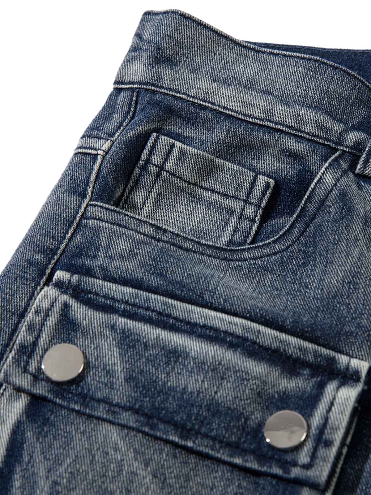 Upgrade your streetwear rotation with the High Street Embroidery Hip Hop Jeans. Crafted from a durable cotton blend, these jeans feature a utility-inspired design with multiple functional pockets, edgy zipper accents, and an adjustable waistband for a cus