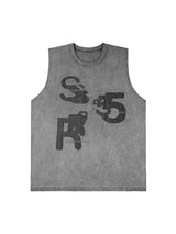 Turn up your streetwear game with the High Street Hip Hop Print Vest. Made from a soft cotton blend, this sleeveless top features a distressed print design that gives it raw attitude and bold visual appeal. With a relaxed crew neck cut and breathable fabr