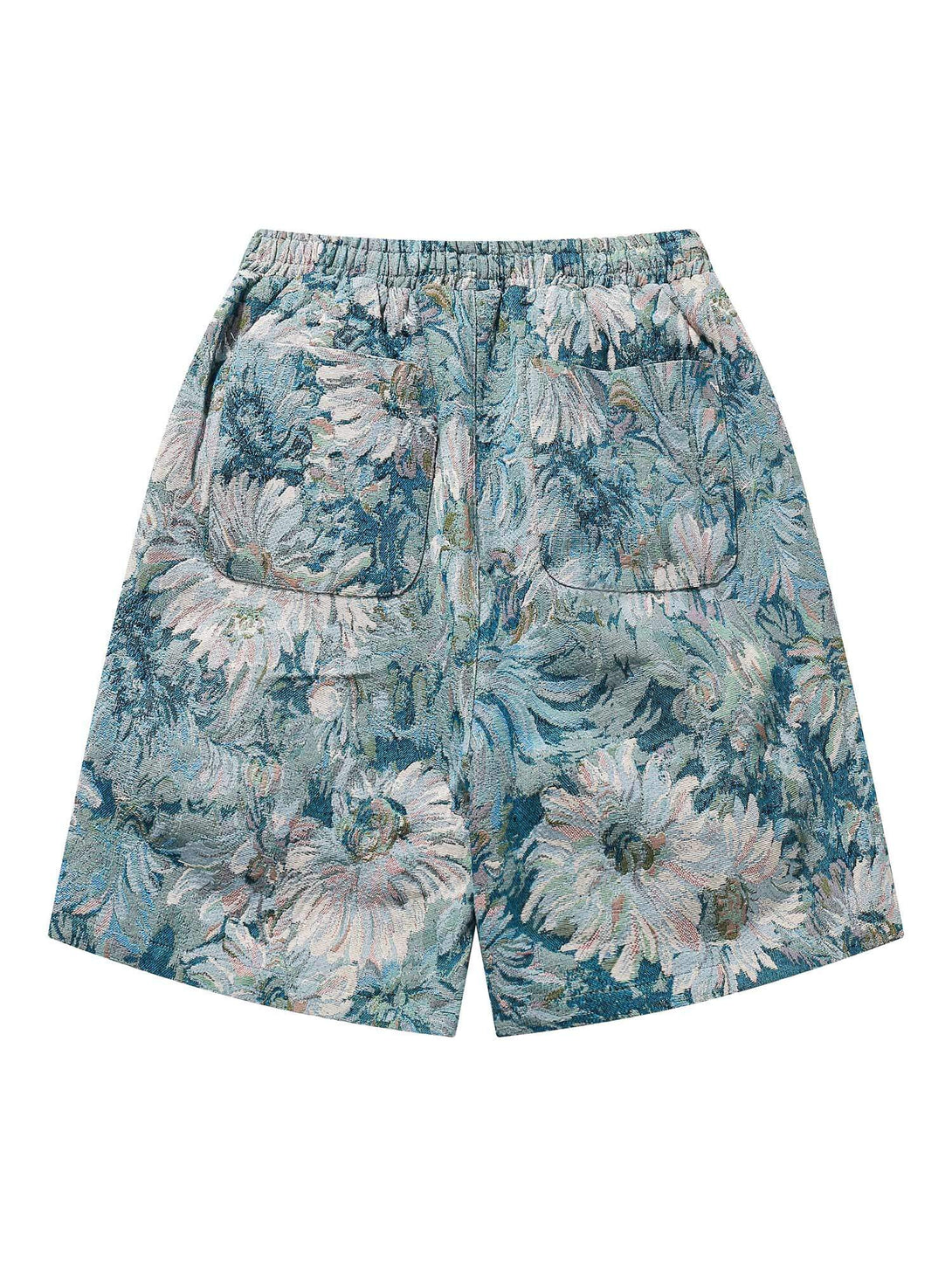 Bring bold vibes to your summer wardrobe with the High Street Jacquard Embroidery Shorts — the perfect blend of comfort and beach-ready flair. Made from a lightweight cotton blend, these shorts feature a vibrant tropical jacquard print, elastic waistband