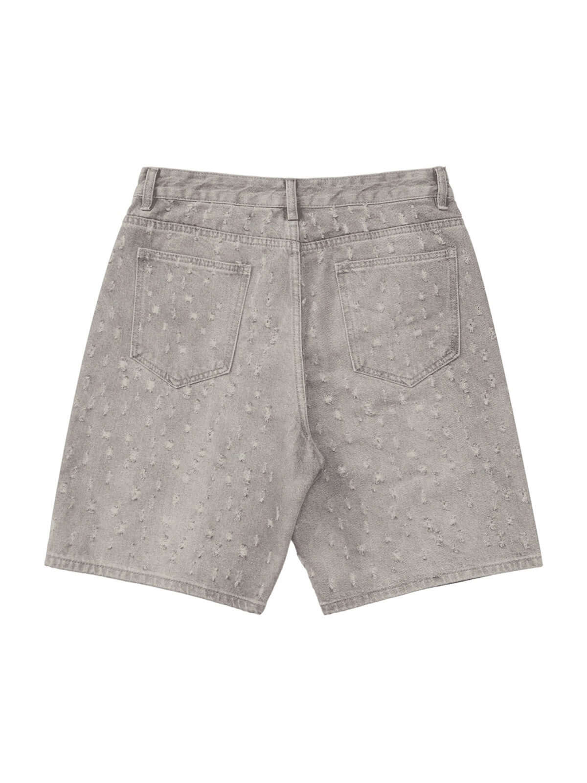 Bring effortless edge to your summer wardrobe with the High Street Niche Design Ripped Denim Shorts — a sleek and versatile staple. Crafted from durable cotton denim, these shorts feature a clean front, practical back pockets, and a classic zipper fly wit