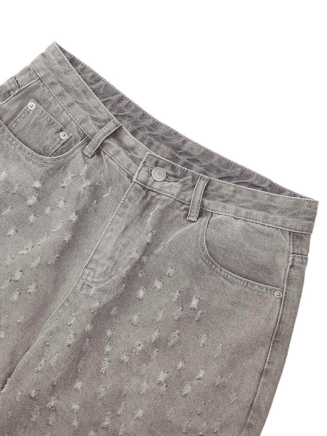 Bring effortless edge to your summer wardrobe with the High Street Niche Design Ripped Denim Shorts — a sleek and versatile staple. Crafted from durable cotton denim, these shorts feature a clean front, practical back pockets, and a classic zipper fly wit